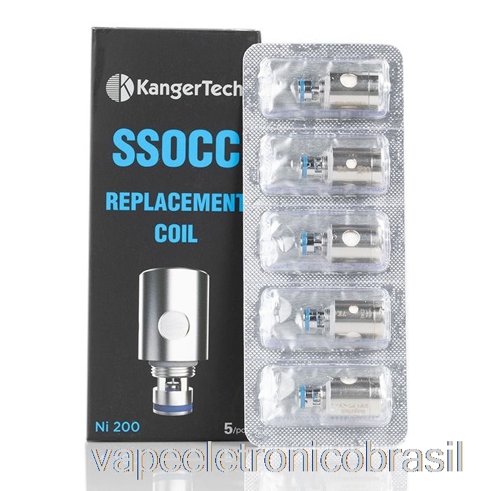 Bobinas De Substituição Vape Eletronico Kanger Ssocc 0,15ohm Ni200 Bobinas